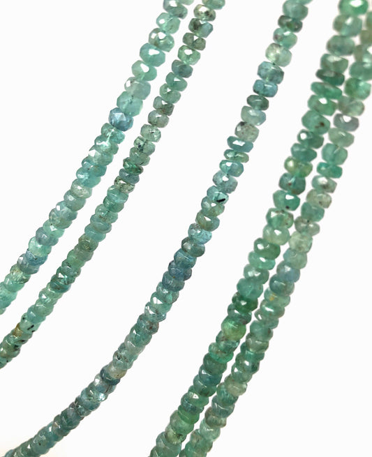 13" Zambian Emerald Gemstone Beads, Wholesale Bulk Beads, Jewelry